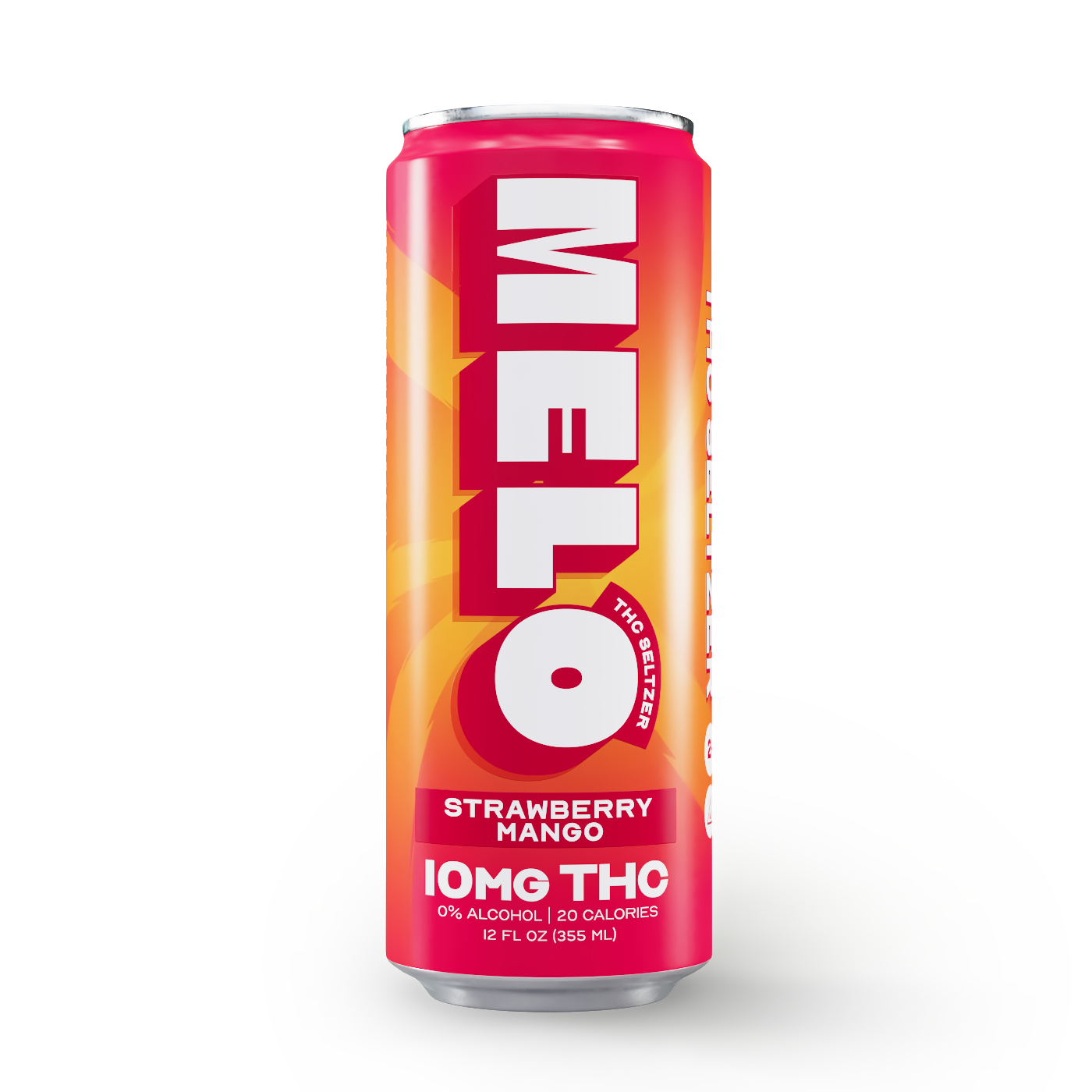 STRAWBERRY MANGO THC SELTZER 10MG – Melo STRAWBERRY MANGO THC SELTZER 10MG – Melo